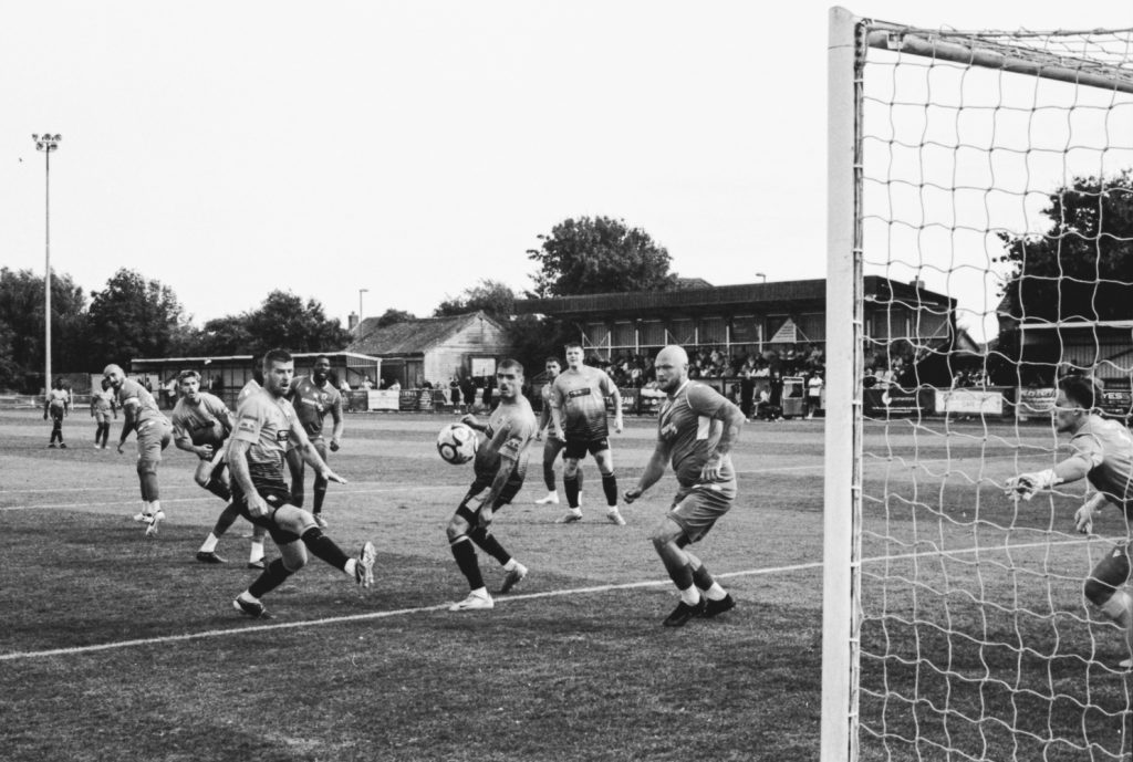football on 35mm film