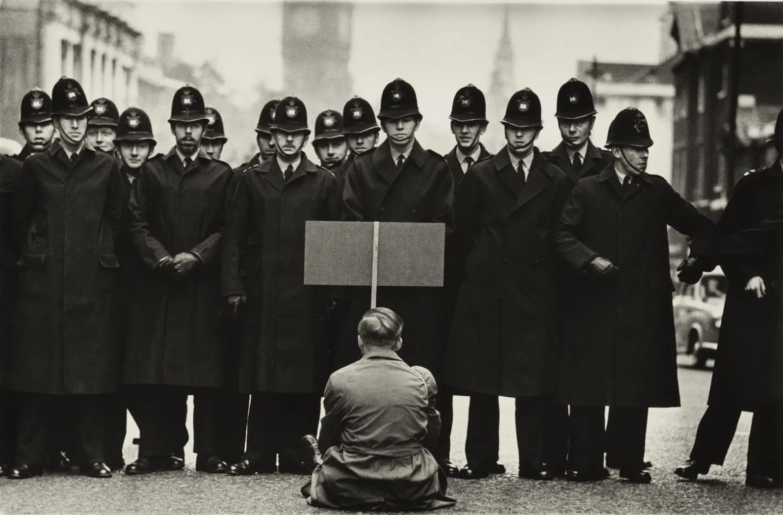 McCullin - Protester-Cuban-Missile-London-1962
