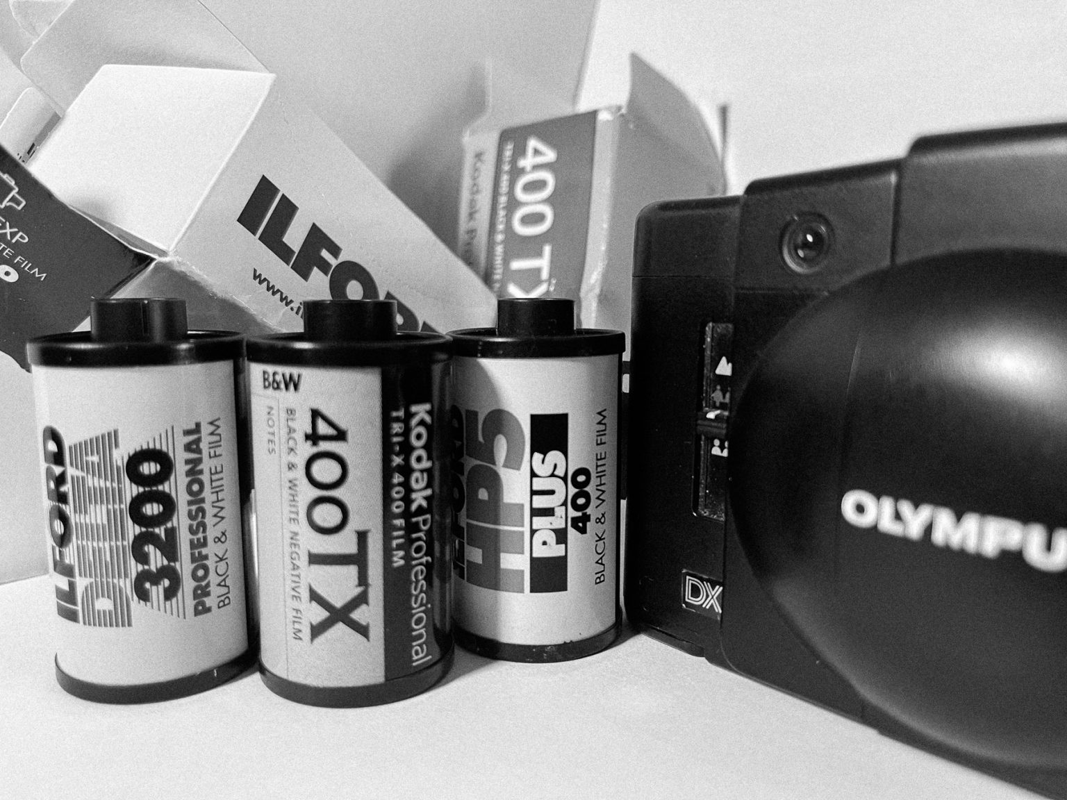 black and white film