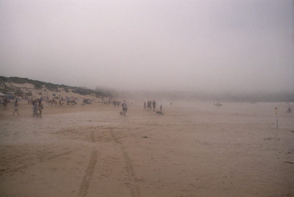 OM fogged frame: Condensation inside an EWA Marine housing during underwater photography with an Olympus OM-10